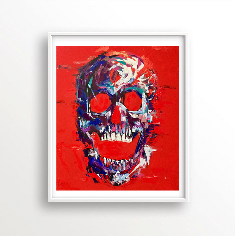Print Red Skull